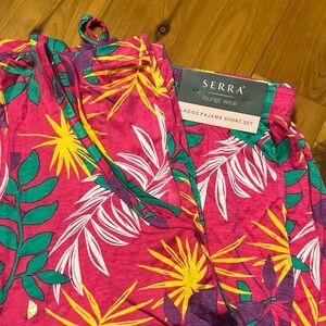 Serra Women's Pink Pajama Short Set